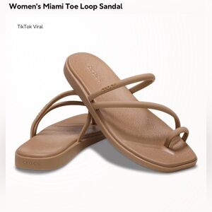 Crocs Women's Miami Toe Loop Sandal